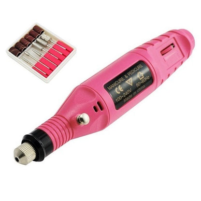 Personal Use Manicure Pedicure Nail Drill with Drill Bits 15,000 RPM